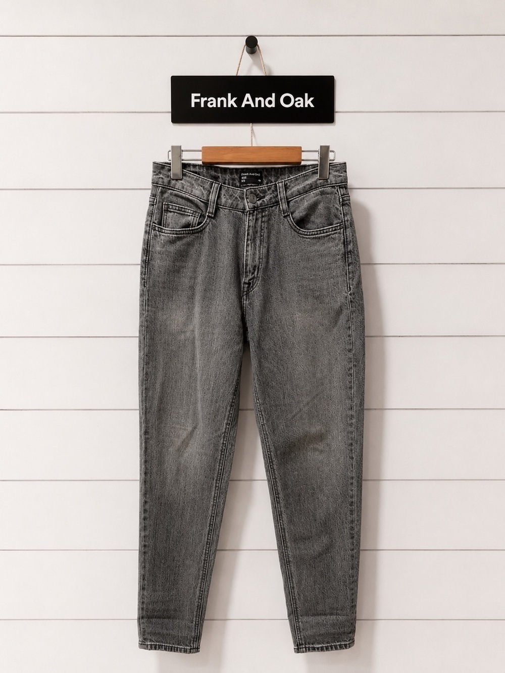 Frank : And Oak Grey Skinny Jeans – Size 26